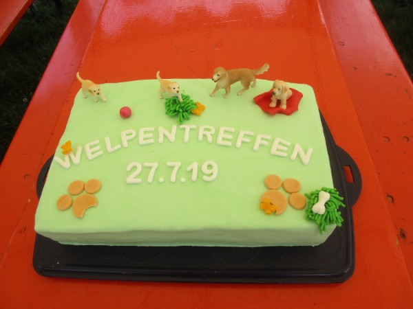 Mitgebrachter Kuchen einer Teilnehmerin